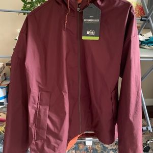 REI co-op groundbreaker rain jacket